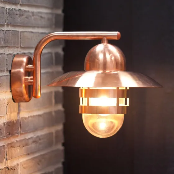 Nordlux Nibe Buiten Wandlamp - Koper - Seaside