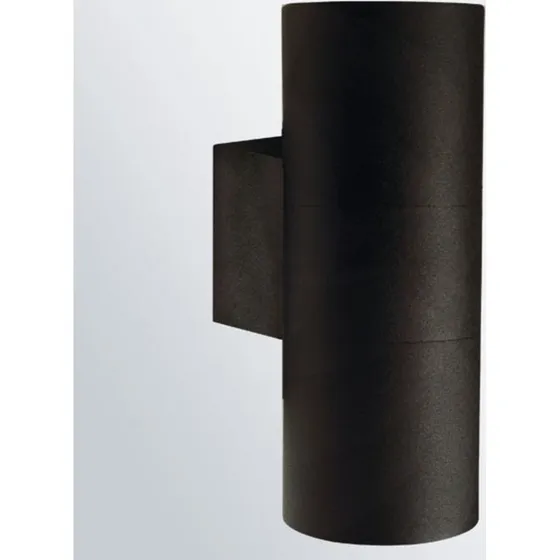 Nordlux Tin Maxi Double Buitenwandlamp - Zwart - Metaal
