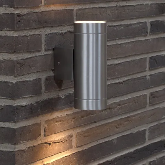 Nordlux Wandlamp Tin Maxi Double - Antraciet Aluminium