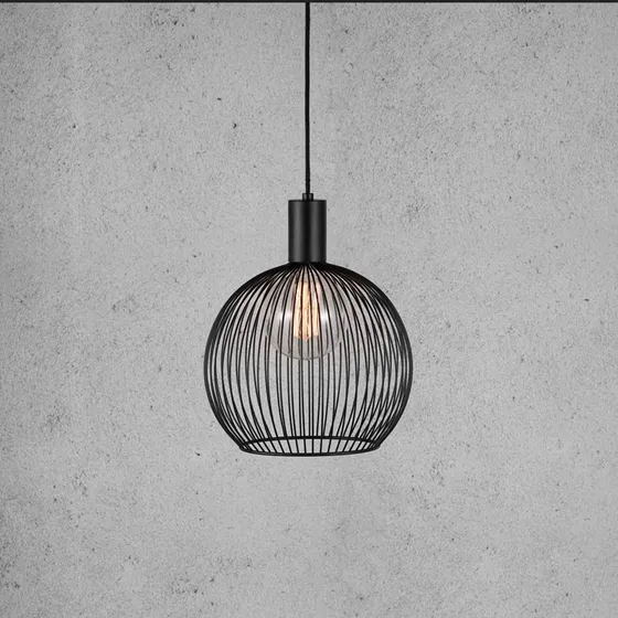 Nordlux Aver Hanglamp - Zwart - 30 cm