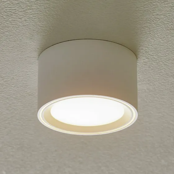 Nordlux LED Plafondlamp Fallon - Wit - Rond - 6 cm
