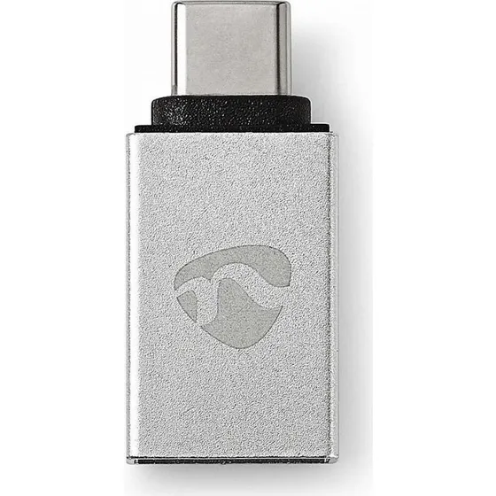 Nedis USB-C naar USB-A adapter zilver