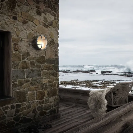 Nordlux Polperro Wandlamp Nikkel - Maritiem Design