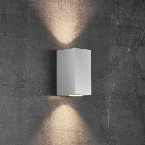 Nordlux Canto Maxi Kubi 2 Wandlamp Wit - Aluminium