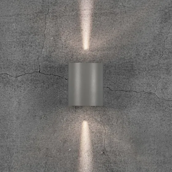 Nordlux Canto 2 Wandlamp Grijs - Up & Down LED