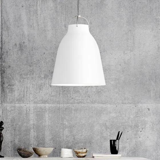 Fritz Hansen Caravaggio P3 hanglamp - Glanzend wit
