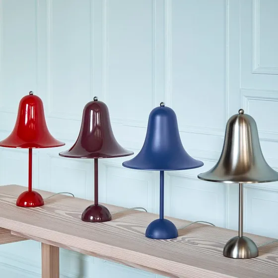 Verpan Pantop Tafellamp Mat Zwart Ø23