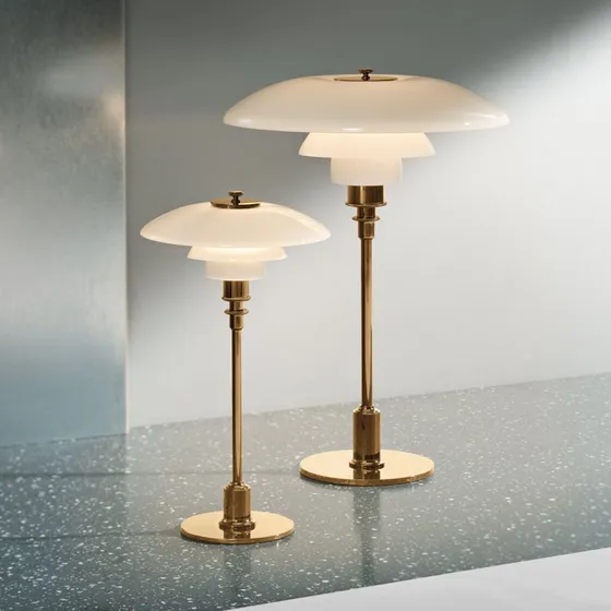 Louis Poulsen PH 2/1 Tafellamp - Messing/Goud