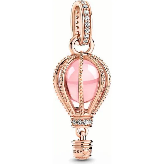 Pandora Sprankelende Roze Luchtballon Bedel 789434C01