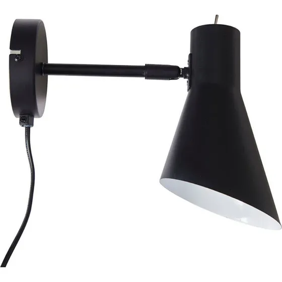 Dyberg Larsen Denver Wandlamp - Matzwart - Scandinavisch Design