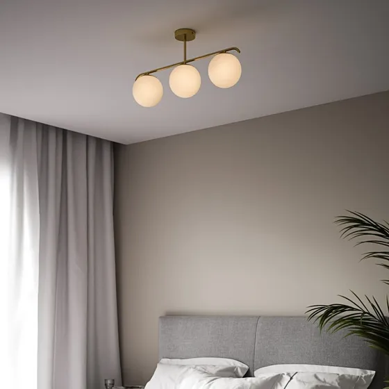 Nordlux Grant Plafondlamp - Messing/Goud - 3-Lichts