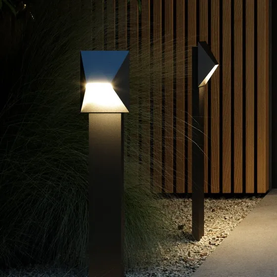 Nordlux Pontio Moderne Padverlichting - Zwart - Aluminium