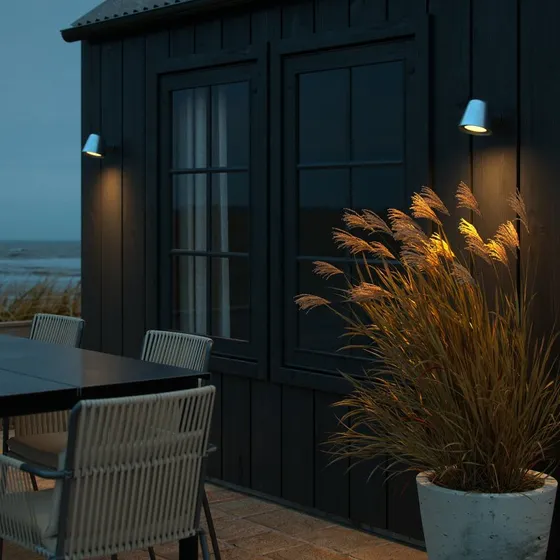 Nordlux Aleria Buitenwandlamp - Verzinkt Staal - Modern