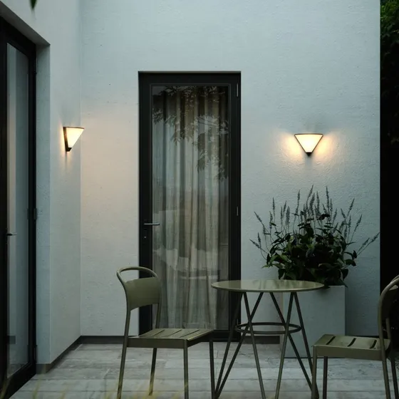 Nordlux Noorstad Buitenwandlamp - Zwart - Kunststof