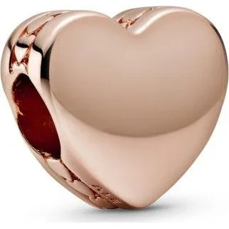 Pandora Engravable Heart Rose Plated Charm 782015C00