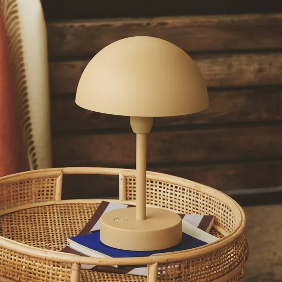 Nordlux Ellen To-Go LED Tafellamp op Accu - Beige - Aluminium