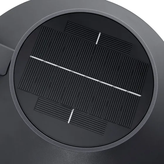 Nordlux Justina Solar Buitenwandlamp - Antraciet - Metaal