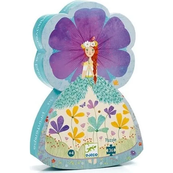 Djeco Puzzel Bloemenprinses 36 st, 42x30 cm