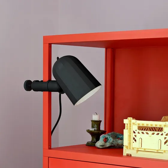 HAY Noc Clip Klemlamp - Donkergrijs - E14