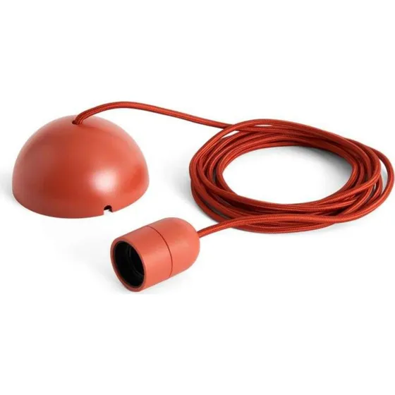 HAY Common E27-hanglampfitting, roestrood, Ø 4,5 cm