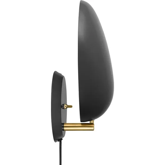 GUBI Cobra Wandlamp Zwart met Stekker