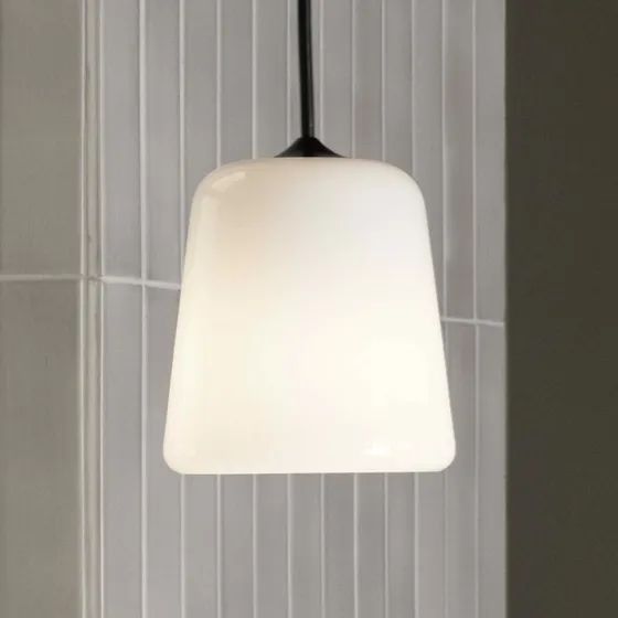 New Works Material Hanglamp - White Opal Glass