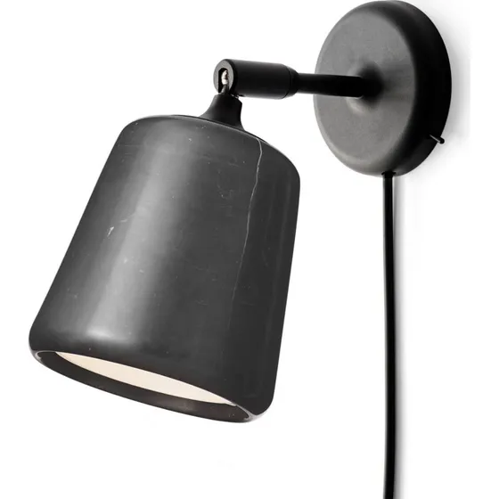 New Works Material Wandlamp Black Marble