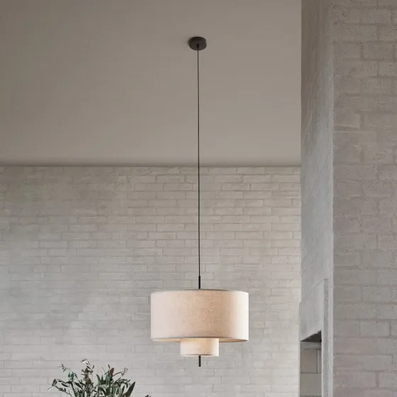 New Works Margin Hanglamp Beige Canvas Ø70 cm