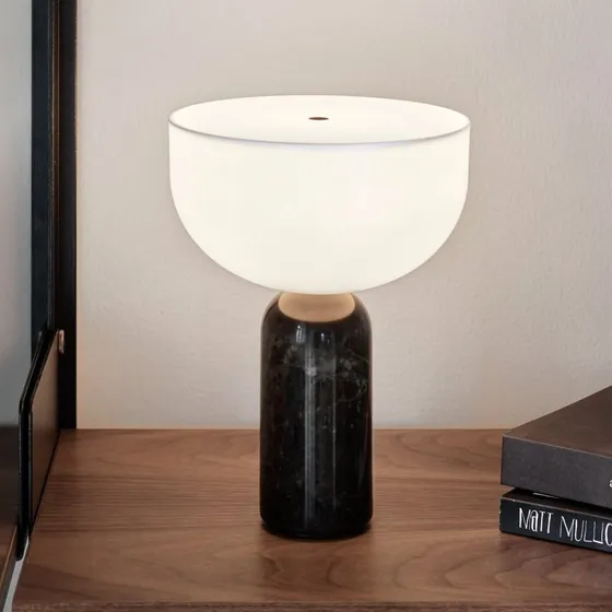 New Works Kizu Portable Tafellamp - Zwart Marmer