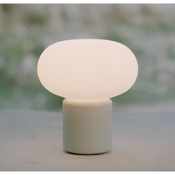 New Works Karl-Johan Portable Tafellamp IP65 - Lichtgrijs