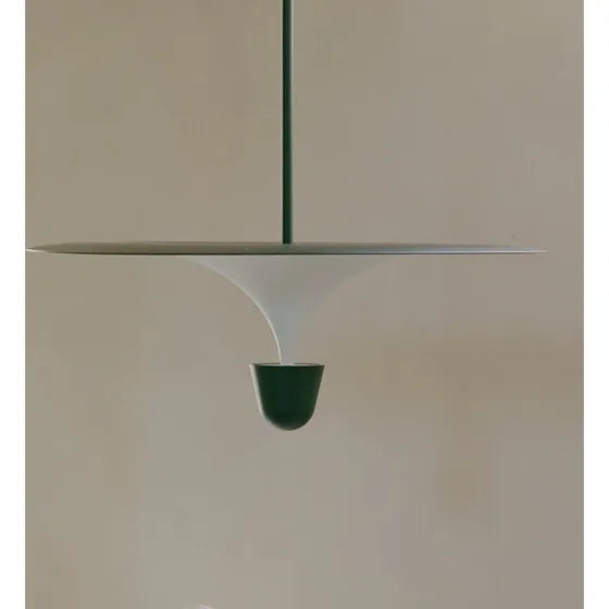 New Works Kantarell LED hanglamp, Ø 60 cm, zwart
