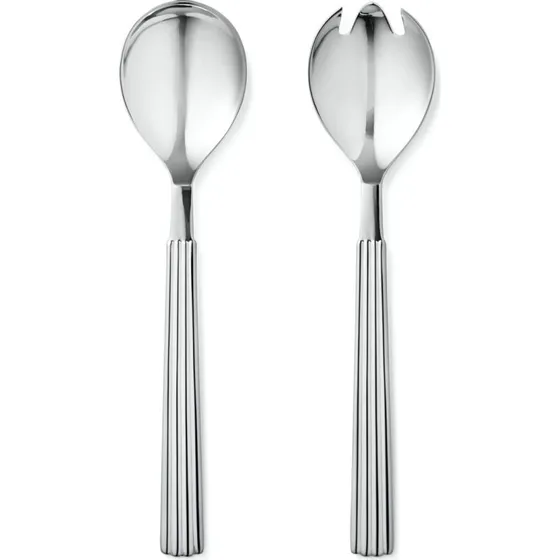 Georg Jensen Bernadotte Saladebestek RVS (Set van 2)