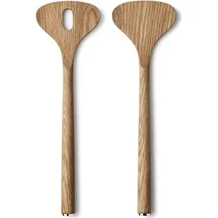 Georg Jensen Alfredo Salatbestek Eikenhout (2-delig)