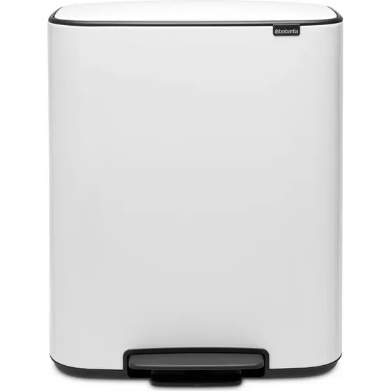 Brabantia Bo Pedaalemmer 60 Liter - Wit