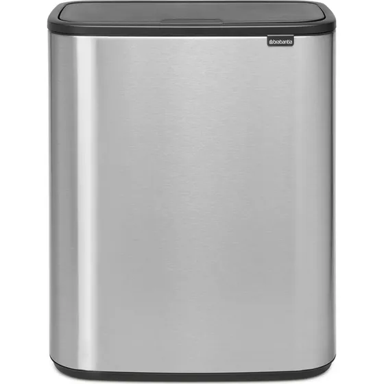 Brabantia Bo Touch Bin 2x30L Rvs Fingerprintproof