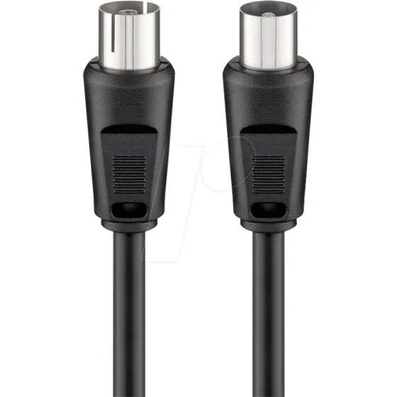 Goobay 11564 Coax-kabel 10 m Zwart