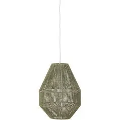 Bloomingville Sacco Hanglamp Groen Papier, H40cm