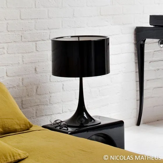 Flos Spun Light T1 Tafellamp - Zwart - Design