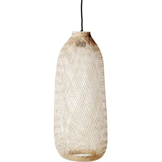 Bloomingville Evert Hanglamp Nature, Bamboe, H:65cm