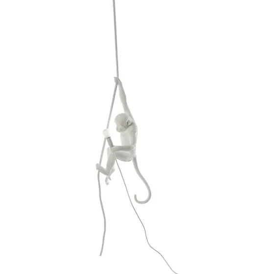 Seletti Monkey Lamp - Design Hanglamp Wit