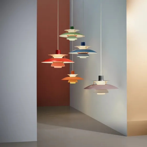 Louis Poulsen PH 5 500 Hanglamp - Groen - Design