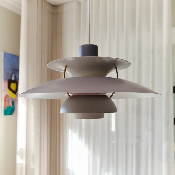 Louis Poulsen PH 5 500 Design Hanglamp - Grijs - Aluminium