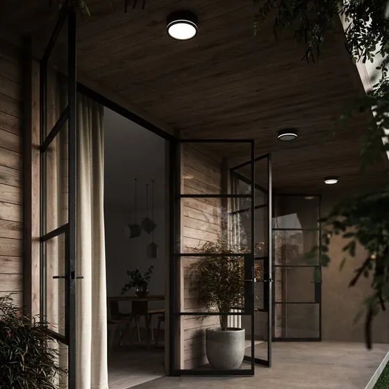 Nordlux Ava Smart LED Buitenwandlamp - Zwart