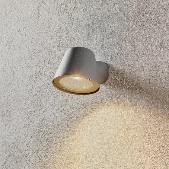 Nordlux Aleria Buitenwandlamp - Aluminium - Grijs