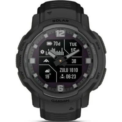 Garmin Instinct Crossover Solar Tactical Edition, Zwart
