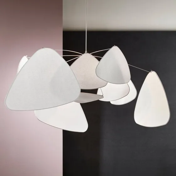 MARKET SET Screen XL Hanglamp - Wit - 60 cm - Papier
