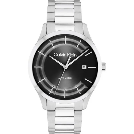 Calvin Klein CK25300021 CK Iconic Automatic Heren Horloge Zilver