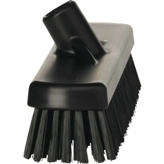 Vikan Vloerschrobber Hard 30 cm Zwart