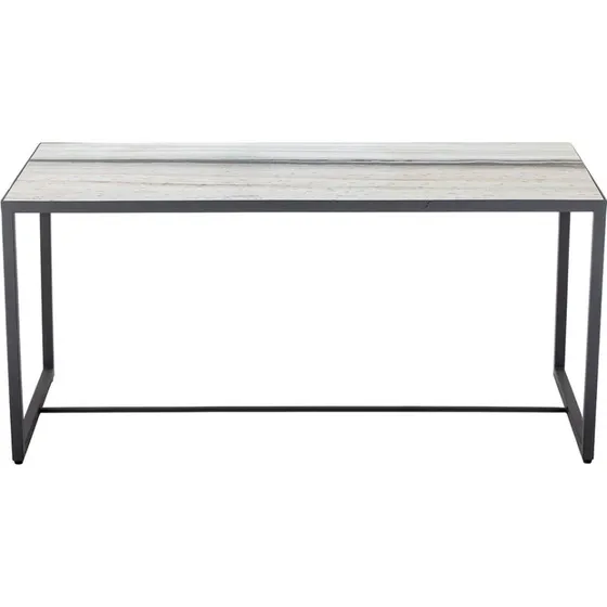 Bloomingville Ines Salontafel Wit Marmer 100x46 cm