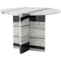 Bloomingville Rosito salontafel wit marmer 61x41cm